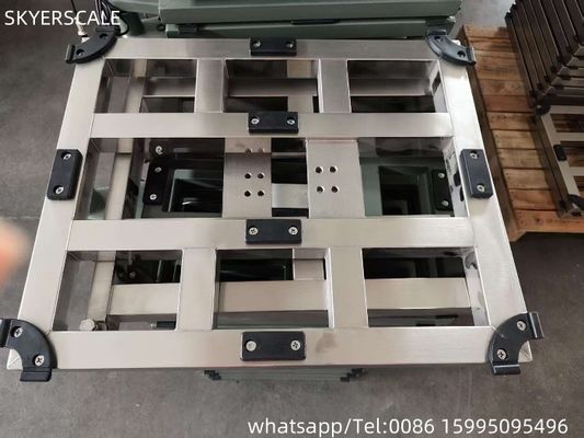 Hoogwaardige 600x700mm 600kg Elektronische bank Roestvrij staal waterdicht Digitaal Platform Scale