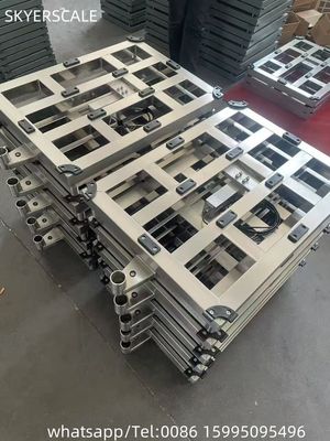 Hoogwaardige 600x700mm 600kg Elektronische bank Roestvrij staal waterdicht Digitaal Platform Scale