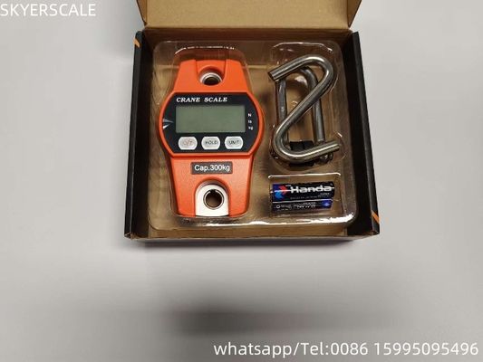 Hoogwaardige 300 kg mini digitale haak hangende kraan elektronische weegschaal