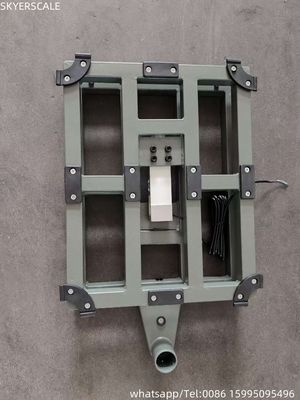 Carbon Steel 30x40 cm 200 kg Platformschaal Bankschaal met A12E-weegindicator