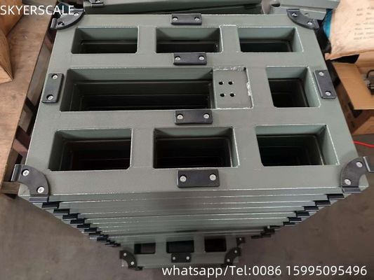 Carbon Steel 30x40 cm 200 kg Platformschaal Bankschaal met A12E-weegindicator