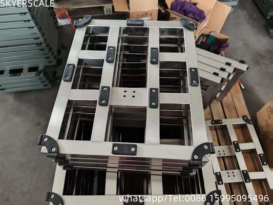 Digitaal elektronisch platform schaal roestvrij staal waterdicht 500kg Bank schaal LCD-scherm OEM Aanpasbaar