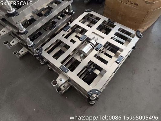 Digitale bank schaal waterdicht roestvrij staal 500x600mm 500kg Weegschaal afdrukken LED elektronische indicator