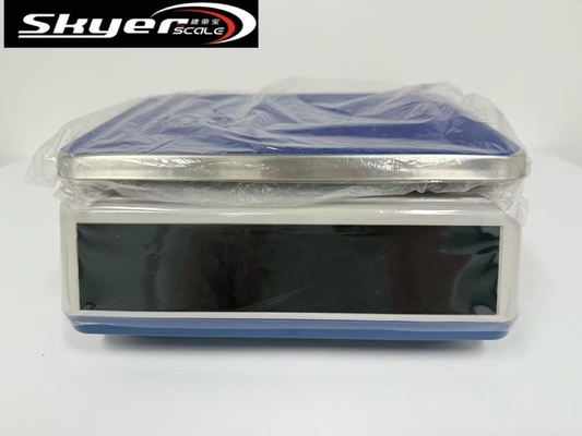 Digitale weegschaal van 30 kg met LCD roestvrijstalen pan