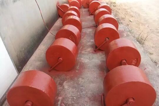 Gietijzer die de Schaaldelen van 20kg 25kg 50kg 200kg 500kg 1000kg voor de Schalen van de Platformvloer wegen
