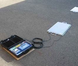 15T aluminiumvoertuig die de Vertoning van Axle Pad Scales With wegen LCD