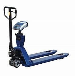 de Vertoningshand die van 2000kg SUS304 LCD Jack Pallet Scale wegen
