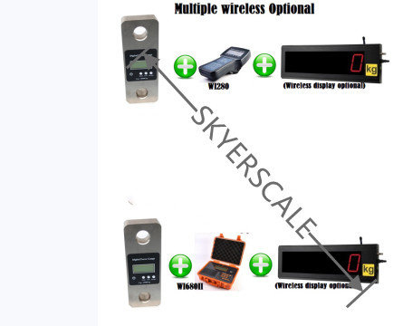 Draadloze Dyna Link Load Cells 100T Digitaal Crane Dynamometer