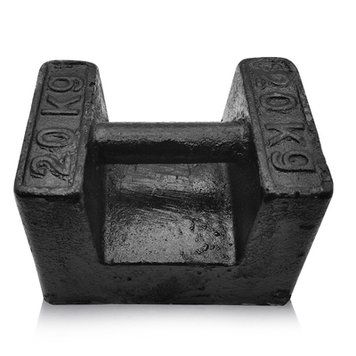Standaard Stapelbare 20kg het Gietijzergewichten van OIML voor het Gewicht van het Kraanblok